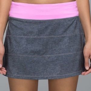 Lululemon pace skirt.